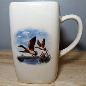Vintage Wildlife Ceramic Stein Extra Large